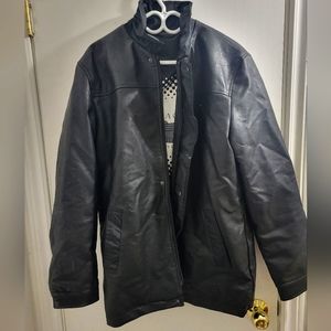 Ac luxury collection leather coat